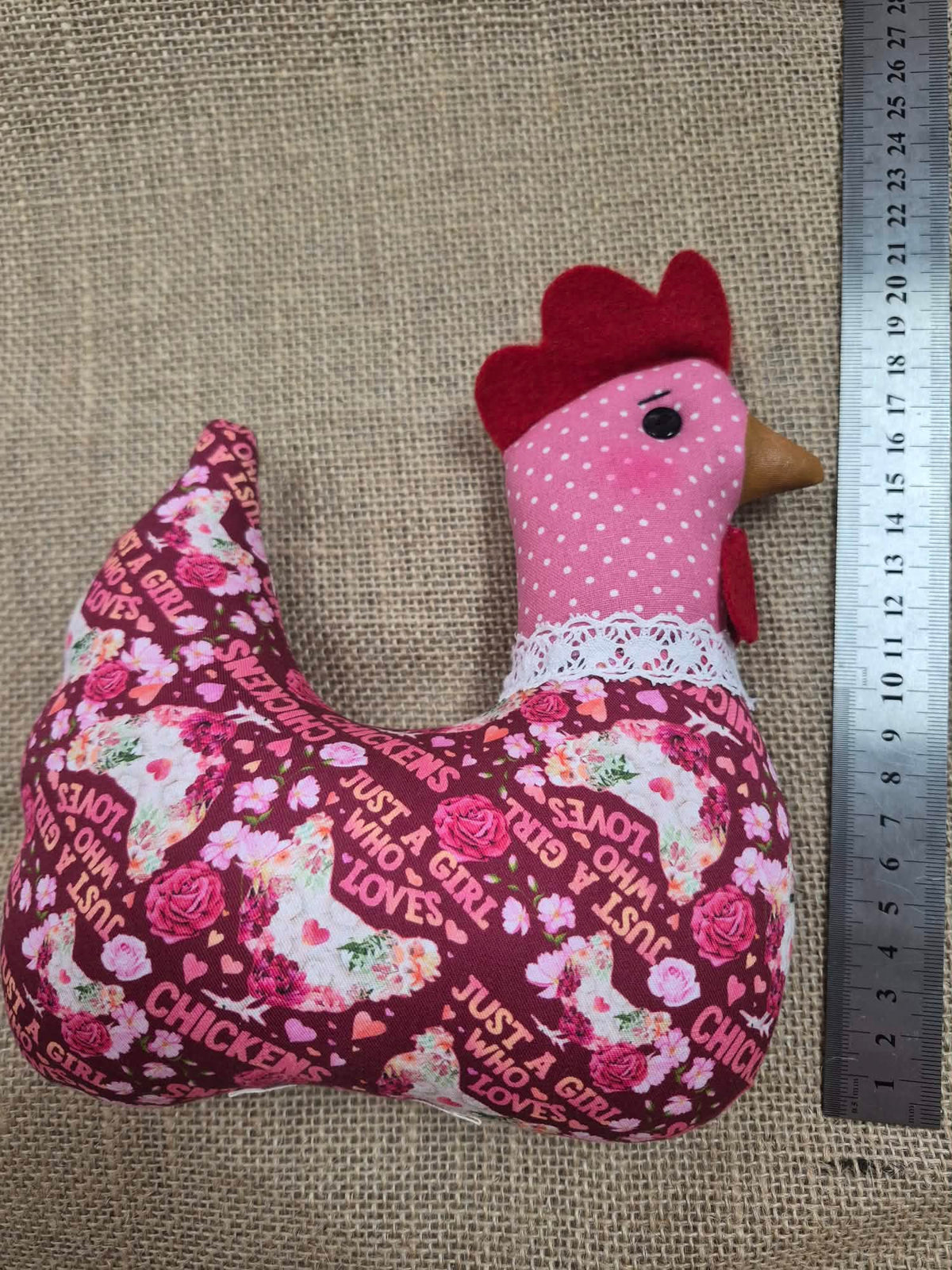 Aingeals Keepsakes Fabric Chicken