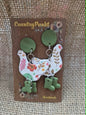 Chicks in Boots Handmade Polymer Clay Earrings
