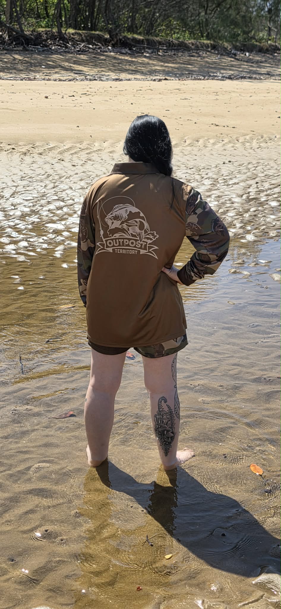 Limited Edition Long Sleeve Camo Fishing Shirt