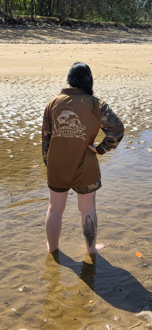 Limited Edition Long Sleeve Camo Fishing Shirt
