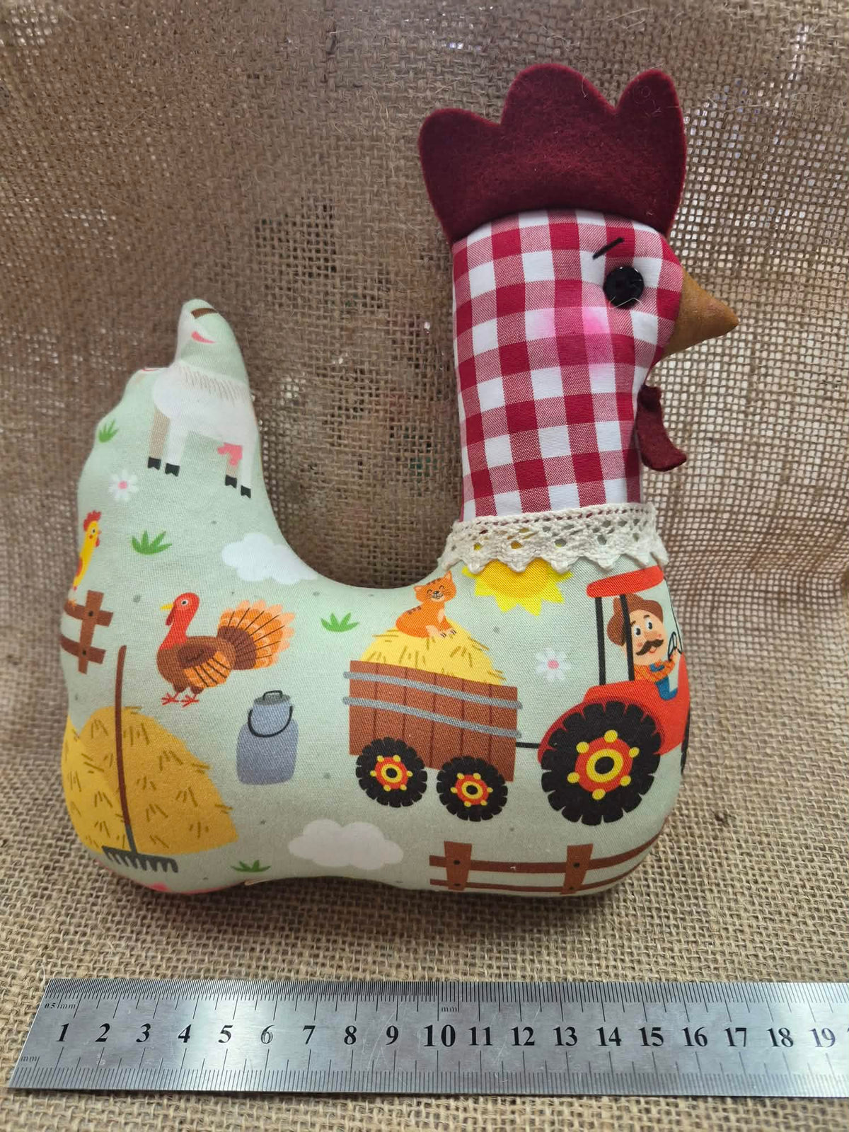 Aingeals Keepsakes Fabric Chicken